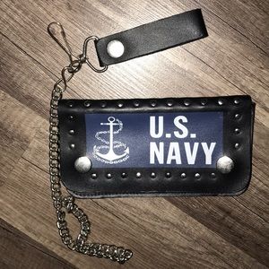 U.S. Navy Genuine Leather Clutch